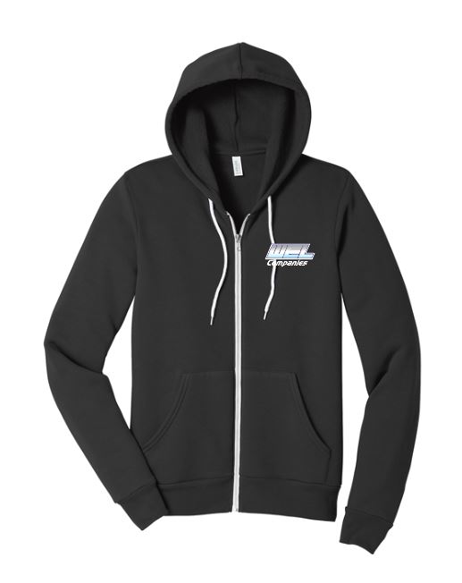 BC3739 BELLA+CANVAS® Unisex Sponge Fleece Full-Zip Hoodie - WEL emb - Image 4