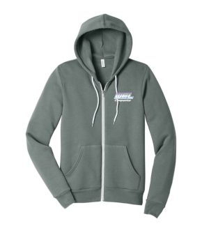 BC3739 BELLA+CANVAS® Unisex Sponge Fleece Full-Zip Hoodie - WEL emb