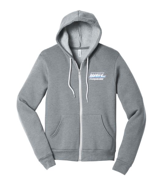 BC3739 BELLA+CANVAS® Unisex Sponge Fleece Full-Zip Hoodie - WEL emb - Image 7