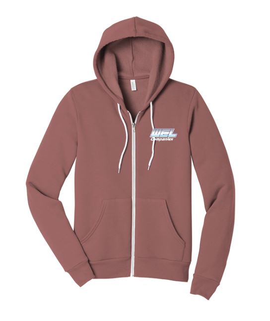BC3739 BELLA+CANVAS® Unisex Sponge Fleece Full-Zip Hoodie - WEL emb - Image 6