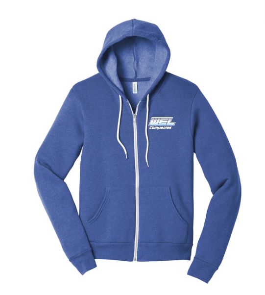 BC3739 BELLA+CANVAS® Unisex Sponge Fleece Full-Zip Hoodie - WEL emb - Image 5