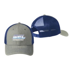 C402 Port Authority® Snapback Trucker Cap - WEL emb