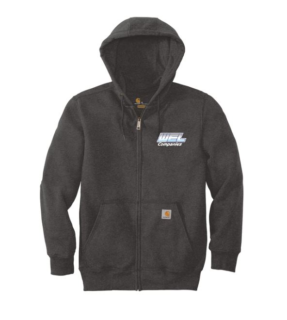 CT100614 Carhartt® Rain Defender® Paxton Heavyweight Hooded Zip-Front Sweatshirt - WEL emb - Image 2