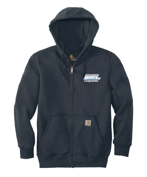 CT100614 Carhartt® Rain Defender® Paxton Heavyweight Hooded Zip-Front Sweatshirt - WEL emb - Image 3