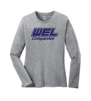 LPC54LS Port & Co® Women's Long Sleeve Core Cotton Tee - WEL