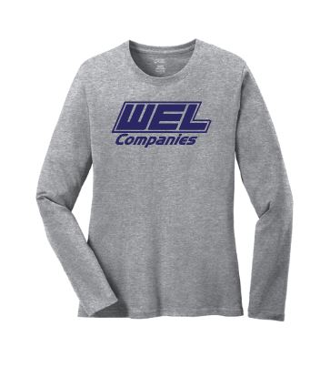 LPC54LS Port & Co® Women's Long Sleeve Core Cotton Tee - WEL