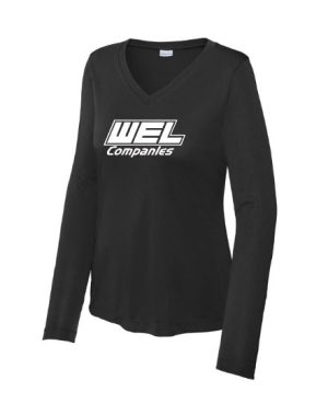 LST353LS Sport-Tek® Women's Long Sleeve PosiCharge® Competitor™ V-Neck Tee - WEL