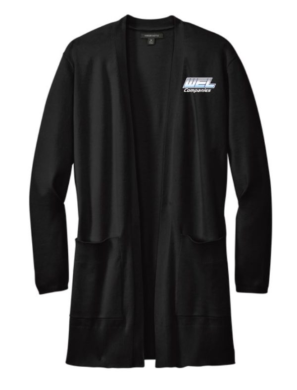 MM3023 Mercer+Mettle® Women’s Open-Front Cardigan Sweater - WEL emb - Image 2