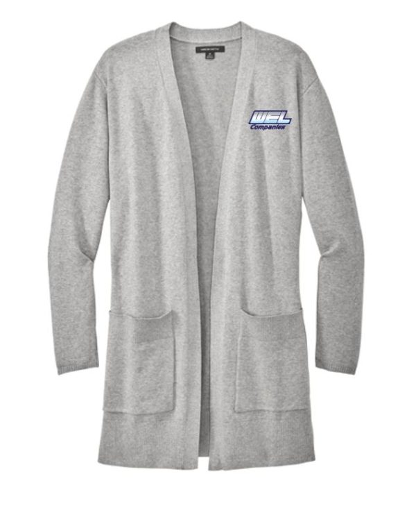 MM3023 Mercer+Mettle® Women’s Open-Front Cardigan Sweater - WEL emb - Image 3