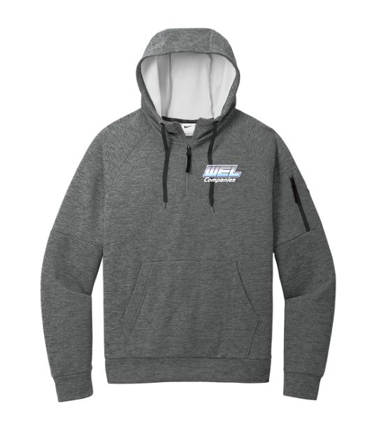 NKFD9742 Nike Therma-FIT Pocket 1/4-Zip Fleece Hoodie - WEL emb - Image 6