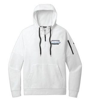 NKFD9742 Nike Therma-FIT Pocket 1/4-Zip Fleece Hoodie - WEL emb
