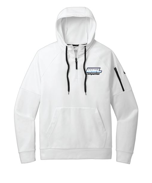 NKFD9742 Nike Therma-FIT Pocket 1/4-Zip Fleece Hoodie - WEL emb