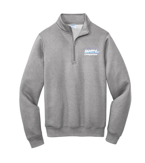 PC78Q Port & Co® Core Fleece 1/4-Zip Pullover Sweatshirt - WEL emb - Image 2