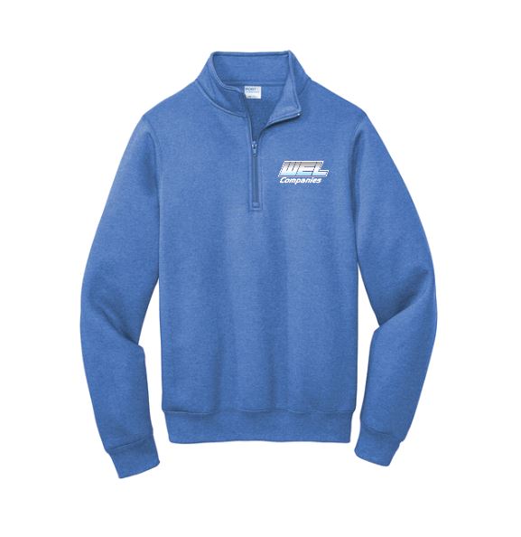 PC78Q Port & Co® Core Fleece 1/4-Zip Pullover Sweatshirt - WEL emb