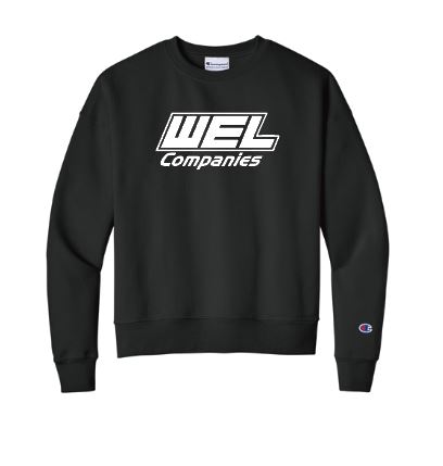 SL650 Champion® Women’s Powerblend® Crewneck Sweatshirt- WEL - Image 3