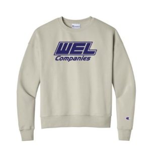SL650 Champion® Women’s Powerblend® Crewneck Sweatshirt- WEL