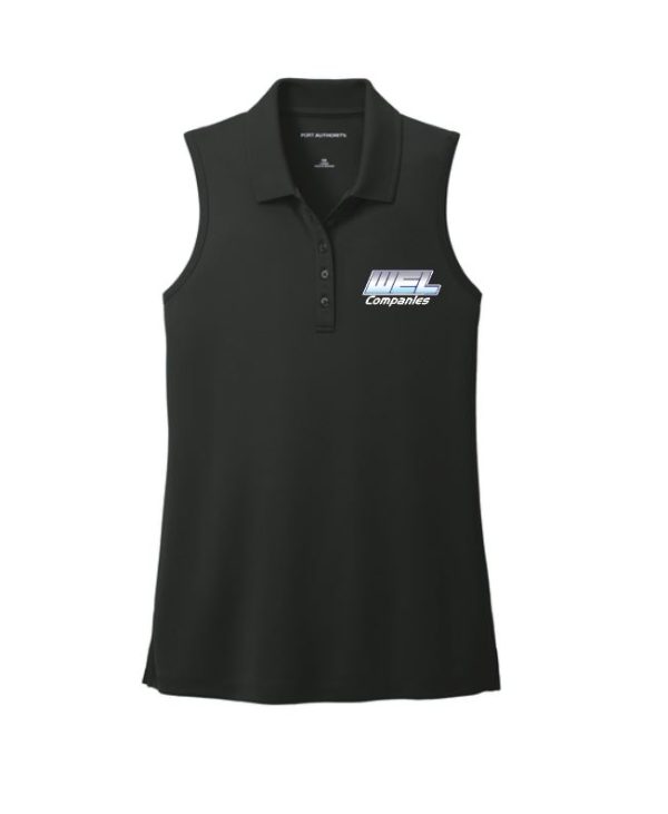 LK110SV Port Authority® Women's Dry Zone® UV Micro-Mesh Sleeveless Polo - WEL emb - Image 4