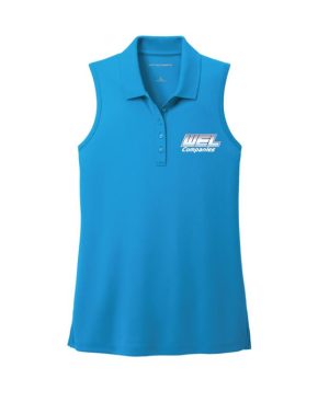 LK110SV Port Authority® Women's Dry Zone® UV Micro-Mesh Sleeveless Polo - WEL emb