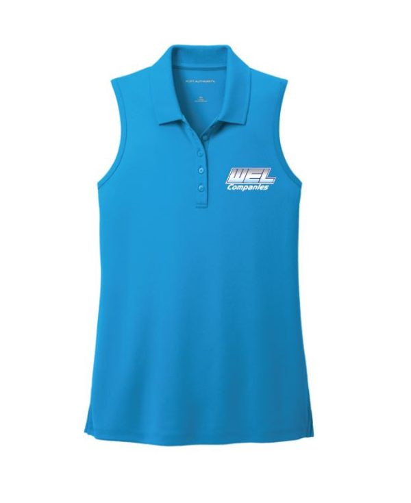 LK110SV Port Authority® Women's Dry Zone® UV Micro-Mesh Sleeveless Polo - WEL emb