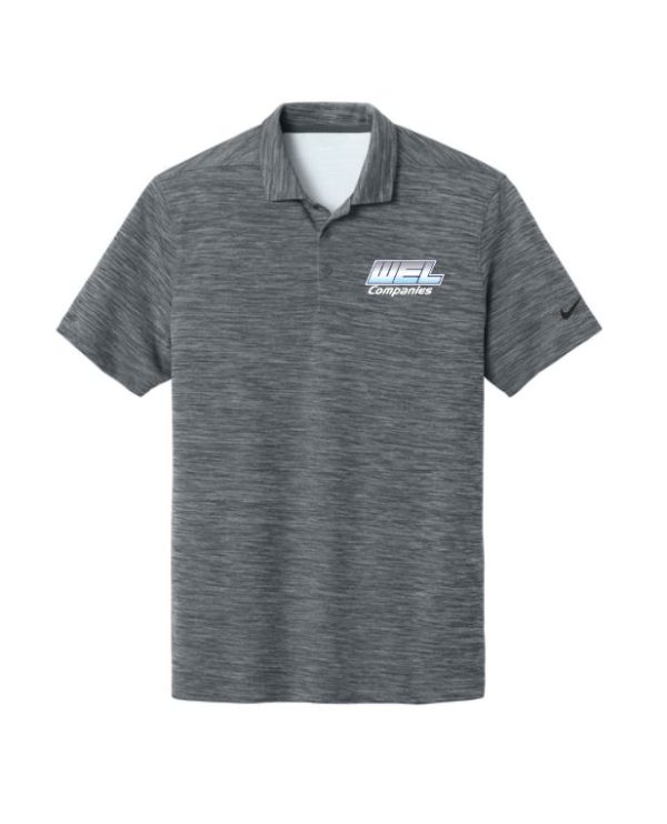 NKFQ4792 Nike Dri-FIT Striated Polo - WEL emb - Image 2