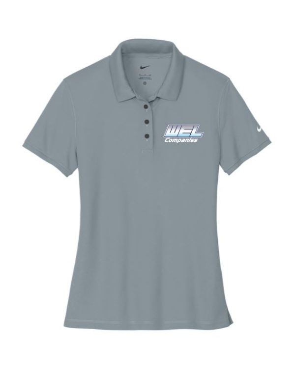 NKDX6685 Nike Women's Victory Solid Polo - WEL emb