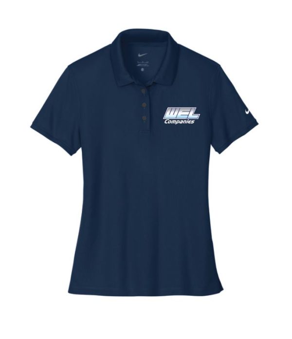 NKDX6685 Nike Women's Victory Solid Polo - WEL emb - Image 4
